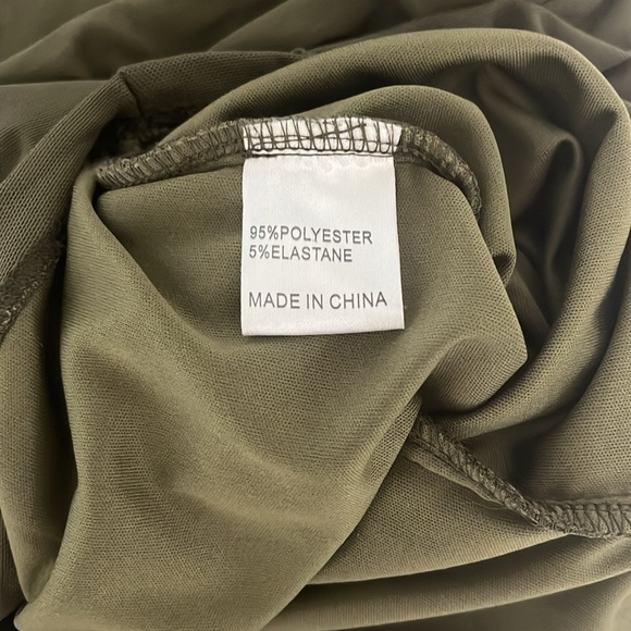 NWOT Princess Polly Olive Mini Dress - Picture 6 of 7